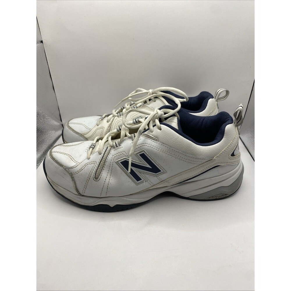 New Balance Men’s 608 V4 White & Blue training shoes Size 10